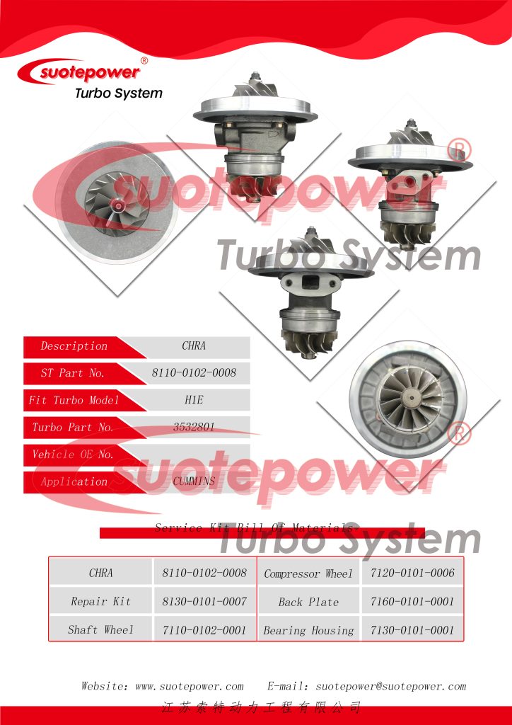 SP/NO : 8110-0102-0008 Replace : H1E 3532801 CUMMINS - suotepower.com